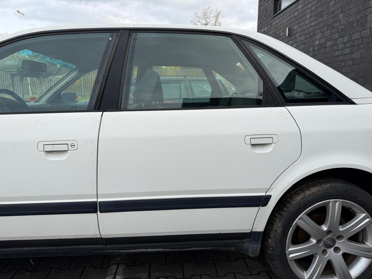 Audi 100 C4 original Tür hinten links L90E Alpinweiss Rohbau Limo BJ91